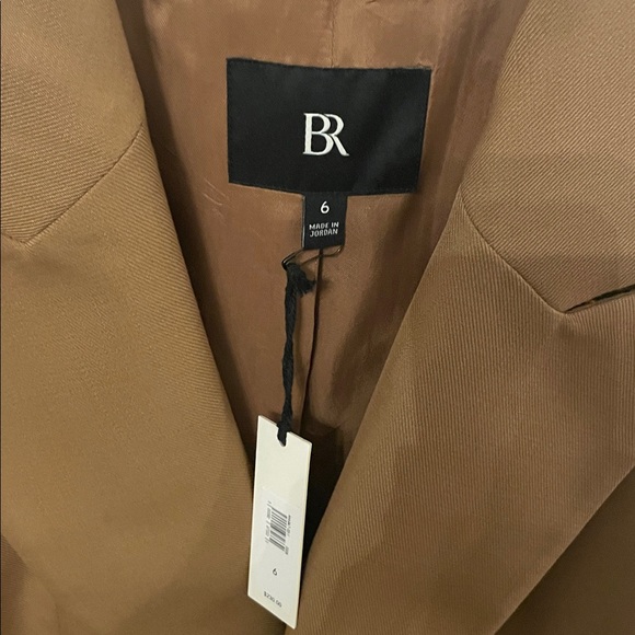 Banana republic blazer gold buttons camel NWT sz6 classic - Picture 3 of 5